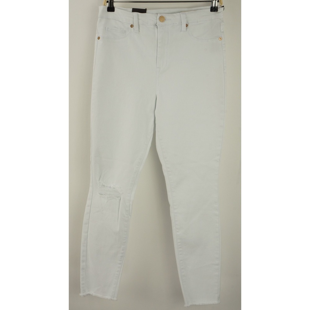 New BlankNYC The Great Jones High Rise Skinny Jeans Women's Size 26 x 29 White